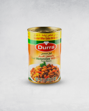 Foul Medammes With Chili Fava Beans Durra 400g